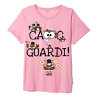 T-shirt Donna Pink Gufetti Edition Cazzo Guardi - Gufetto Brand