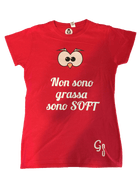 T-shirt ( Non sono Grassa... ) - Gufetto Brand