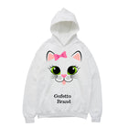 Felpa donna Gufetto Cat ( E8401 ) - Gufetto Brand