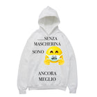 Felpa donna MASCHERINA ( M8740 ) - Gufetto Brand