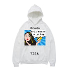 Felpa donna VISA ( V5976 ) - Gufetto Brand
