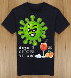 T-shirt Uomo CORONAVIRUS ( C40712 ) - Gufetto Brand