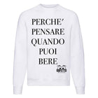 Felpa Classic Uomo Donna PERCHE' ( U8315 ) - Gufetto Brand