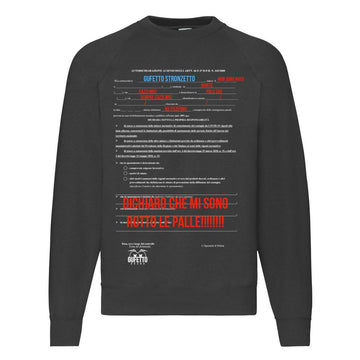Felpa Classic Uomo Autocertificazione Gufetto ( G58903 )