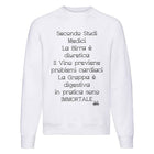 Felpa Classic Uomo Studi Medici ( S48032 ) - Gufetto Brand
