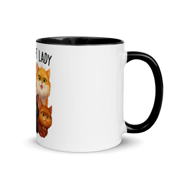 Tazza con interno colorato Cats