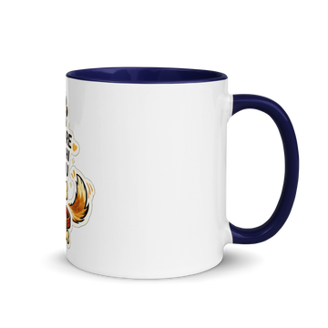 Tazza con interno colorato Bau