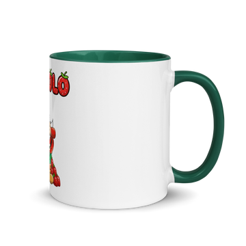 Tazza con interno colorato Fragolo