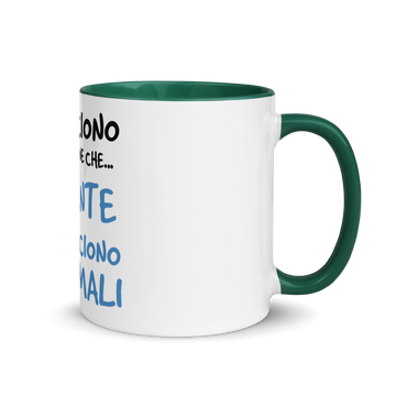 Tazza con interno colorato Mi Piacciono
