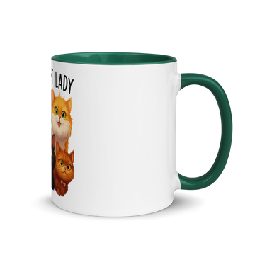 Tazza con interno colorato Cats