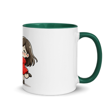Tazza con interno colorato Cuori Magnetici F
