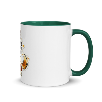 Tazza con interno colorato Bau