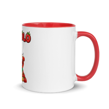 Tazza con interno colorato Fragolo