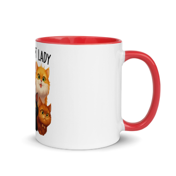 Tazza con interno colorato Cats