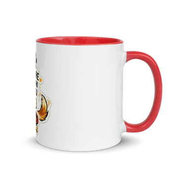 Tazza con interno colorato Bau