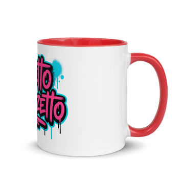 Tazza con interno colorato Gufetto Stronzetto