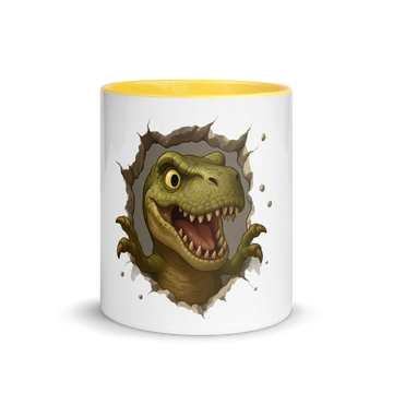 Tazza con interno colorato T-Rex