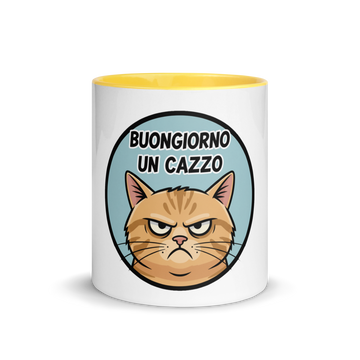 Tazza con interno colorato Buongiorno