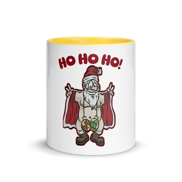 Tazza con interno colorato Ho Ho Ho!