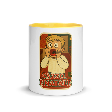 Tazza con interno colorato E' Natale