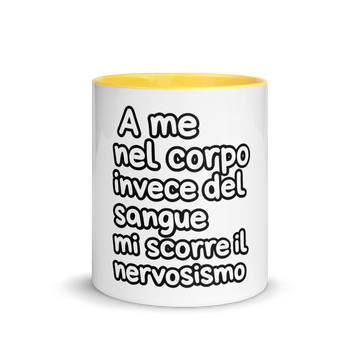 Tazza con interno colorato Nervosismo