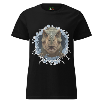 T-shirt morbida basic da donna T-Rex