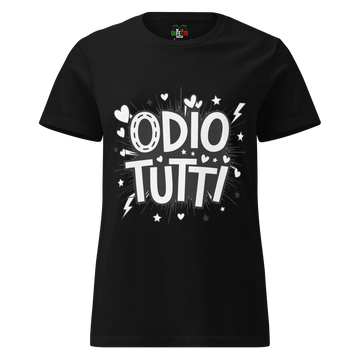 T-shirt morbida basic da donna Odio