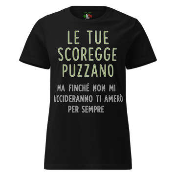 T-shirt morbida basic da donna Scoregge