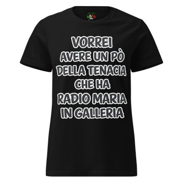 T-shirt morbida basic da donna Tenacia