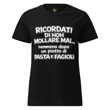 T-shirt morbida basic da donna Pasta e Fagioli
