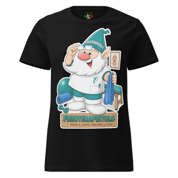 T-shirt morbida basic da donna Fisioterapistolo