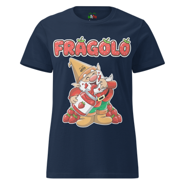 T-shirt morbida basic da donna Fragolo