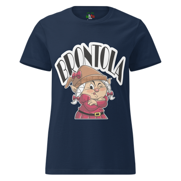 T-shirt morbida basic da donna Brontola