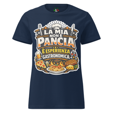 T-shirt morbida basic da donna Pancia