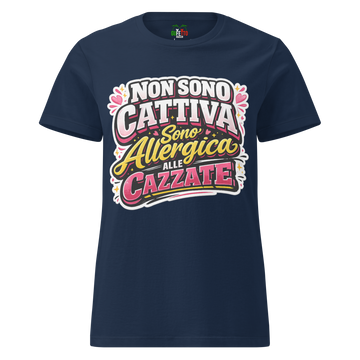 T-shirt morbida basic da donna Cazzate