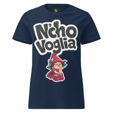 T-shirt morbida basic da donna Nc'ho Voglia Cartoon Edition