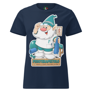 T-shirt morbida basic da donna Fisioterapistolo