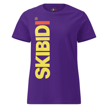 T-shirt morbida basic da donna Skibidi