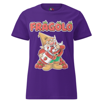 T-shirt morbida basic da donna Fragolo