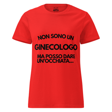 T-shirt morbida basic da donna Ginecologo