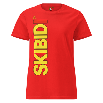 T-shirt morbida basic da donna Skibidi