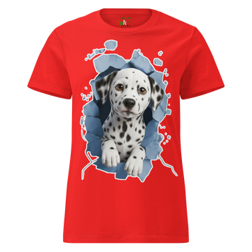 T-shirt morbida basic da donna Dalmata