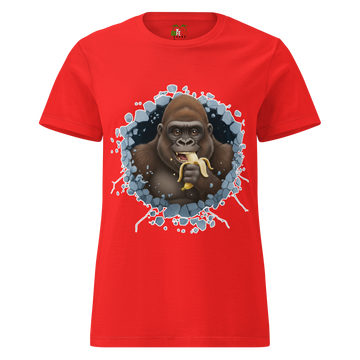 T-shirt morbida basic da donna Gorilla
