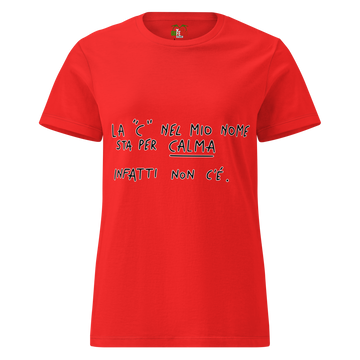 T-shirt morbida basic da donna Calma