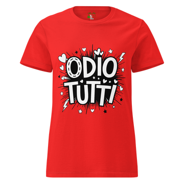 T-shirt morbida basic da donna Odio