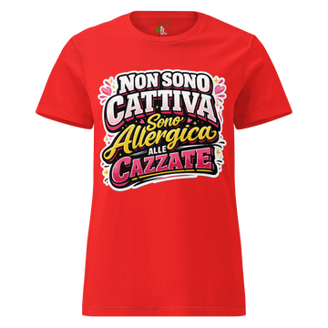 T-shirt morbida basic da donna Cazzate
