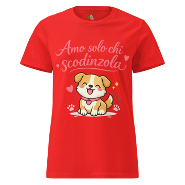 T-shirt morbida basic da donna Scodinzola