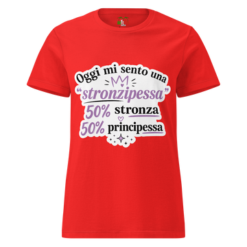 T-shirt morbida basic da donna Stronzipessa