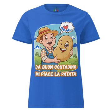 T-shirt morbida basic da donna Contadino