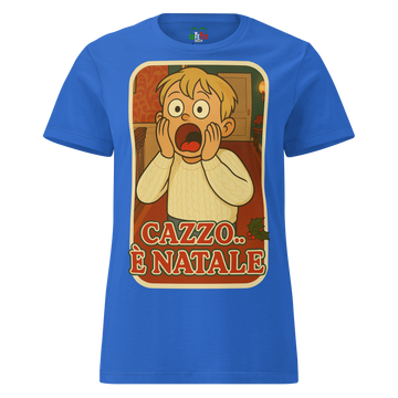 T-shirt morbida basic da donna E' Natale